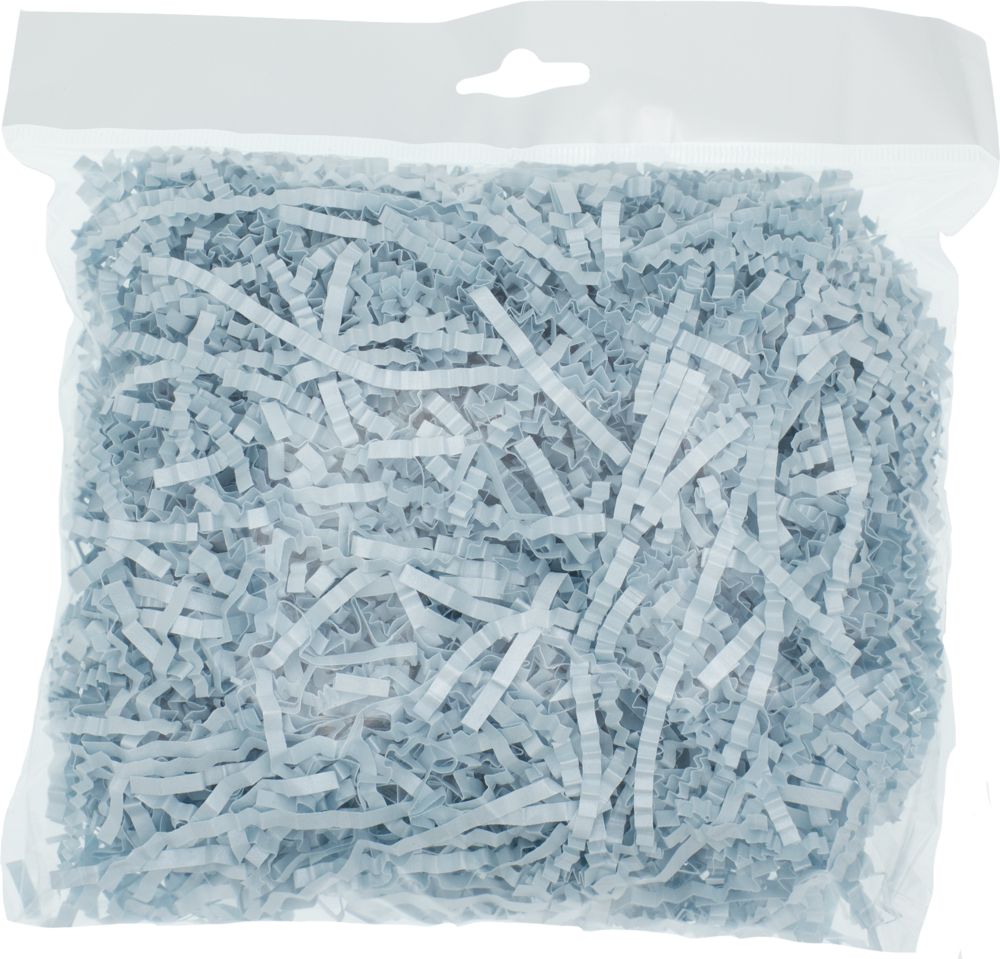 Бумажный наполнитель «Блеск», голубой / Миниатюра WWW (1000)