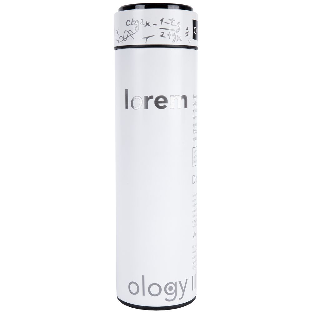 Смарт-бутылка Long Therm, белая / Миниатюра нанесения (1000)