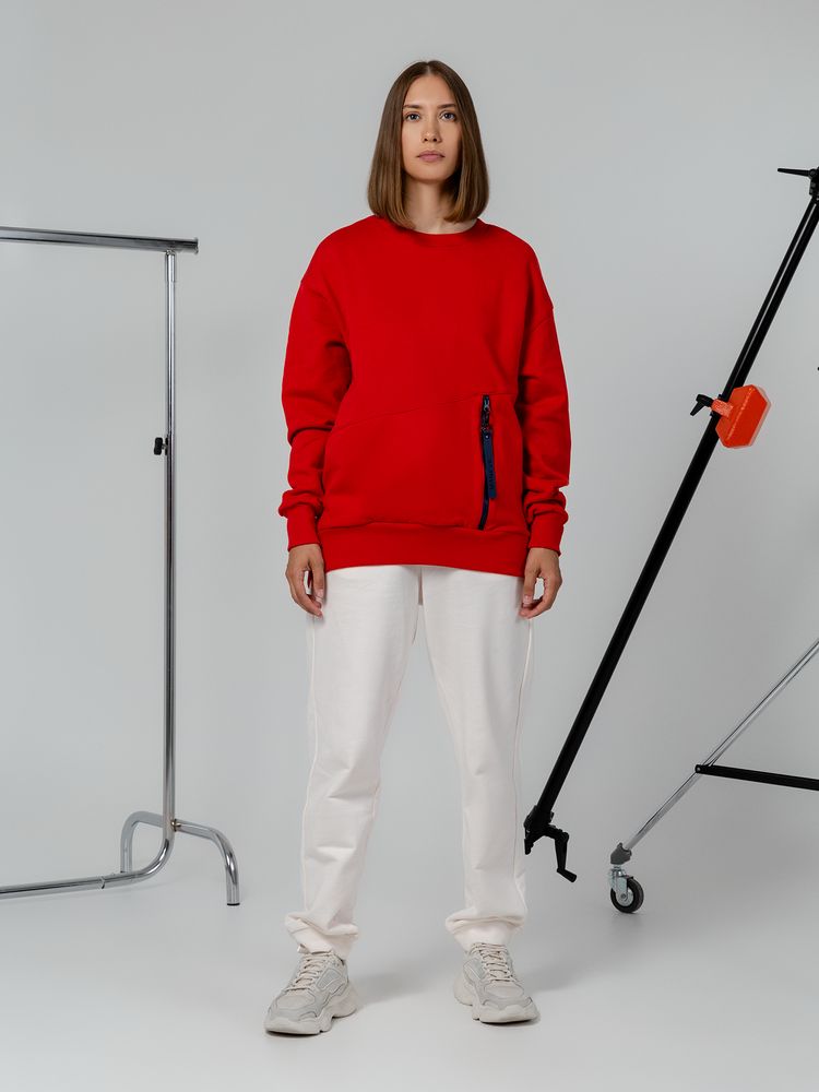 Свитшот унисекс Kosmos 2.0, кремовый / Миниатюра WWW (1000)