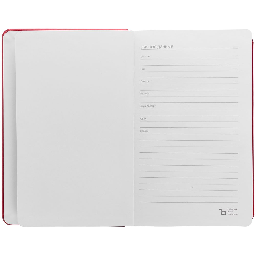 Ежедневник Replica Metal Mini, недатированный, красный / Миниатюра WWW (1000)