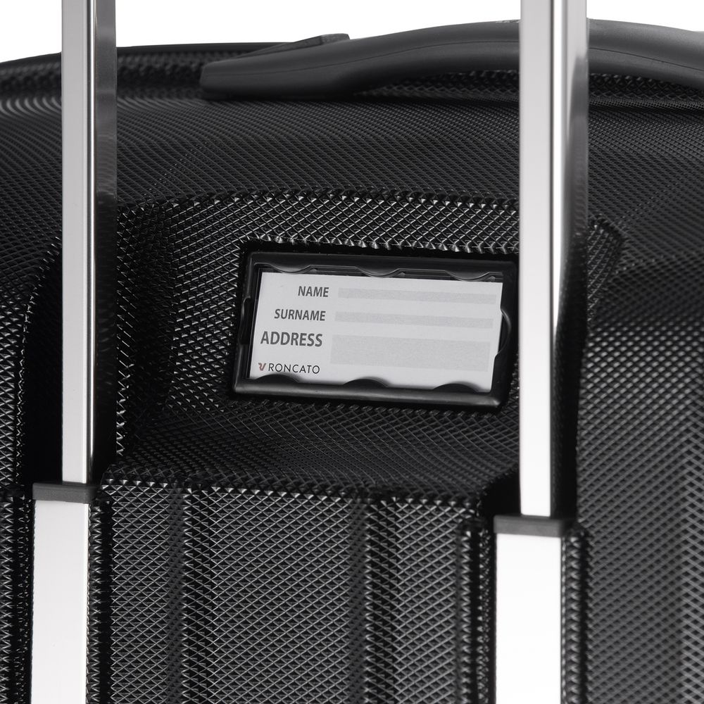 Чемодан Uno Zip Special M, черный / Миниатюра WWW (1000)