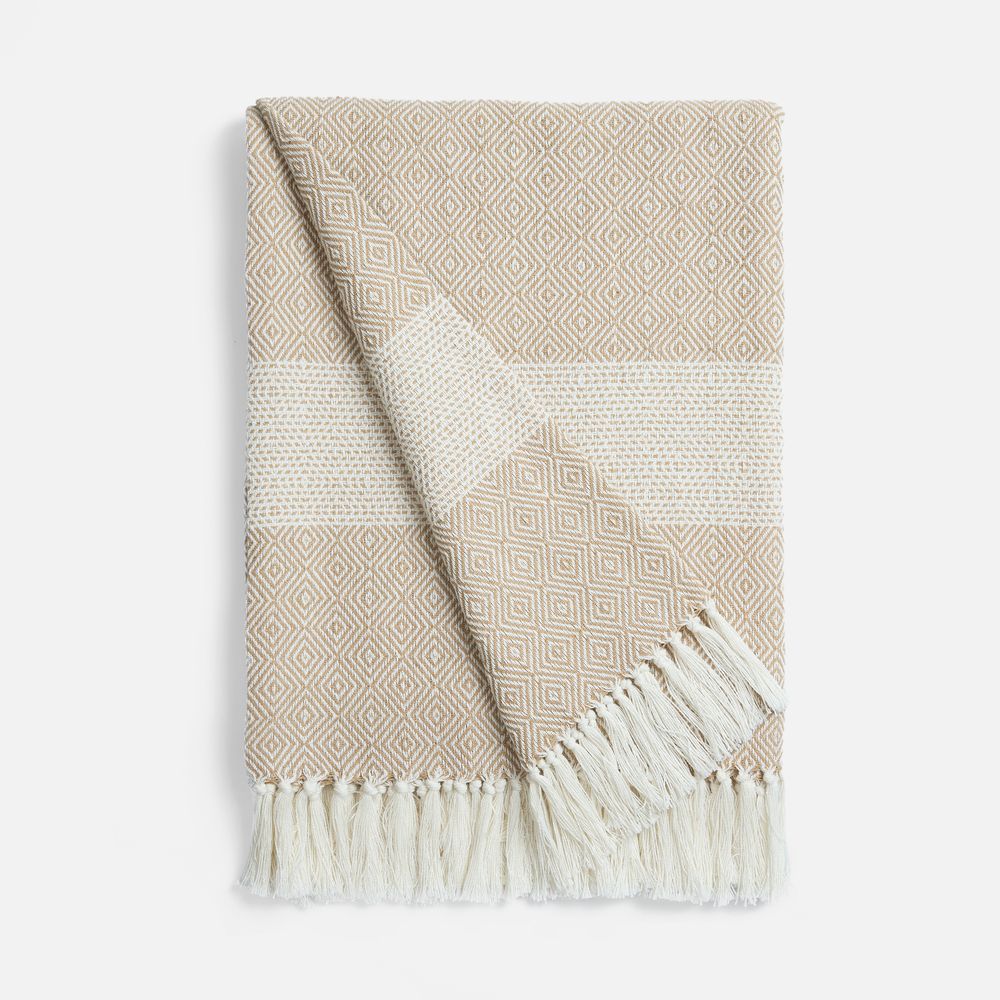 Плед Ladakh, бежевый / Миниатюра WWW (1000)