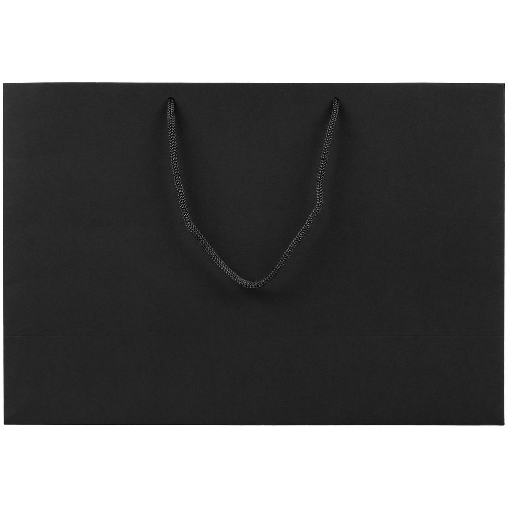 Пакет бумажный Ample Plus M, черный / Миниатюра WWW (1000)