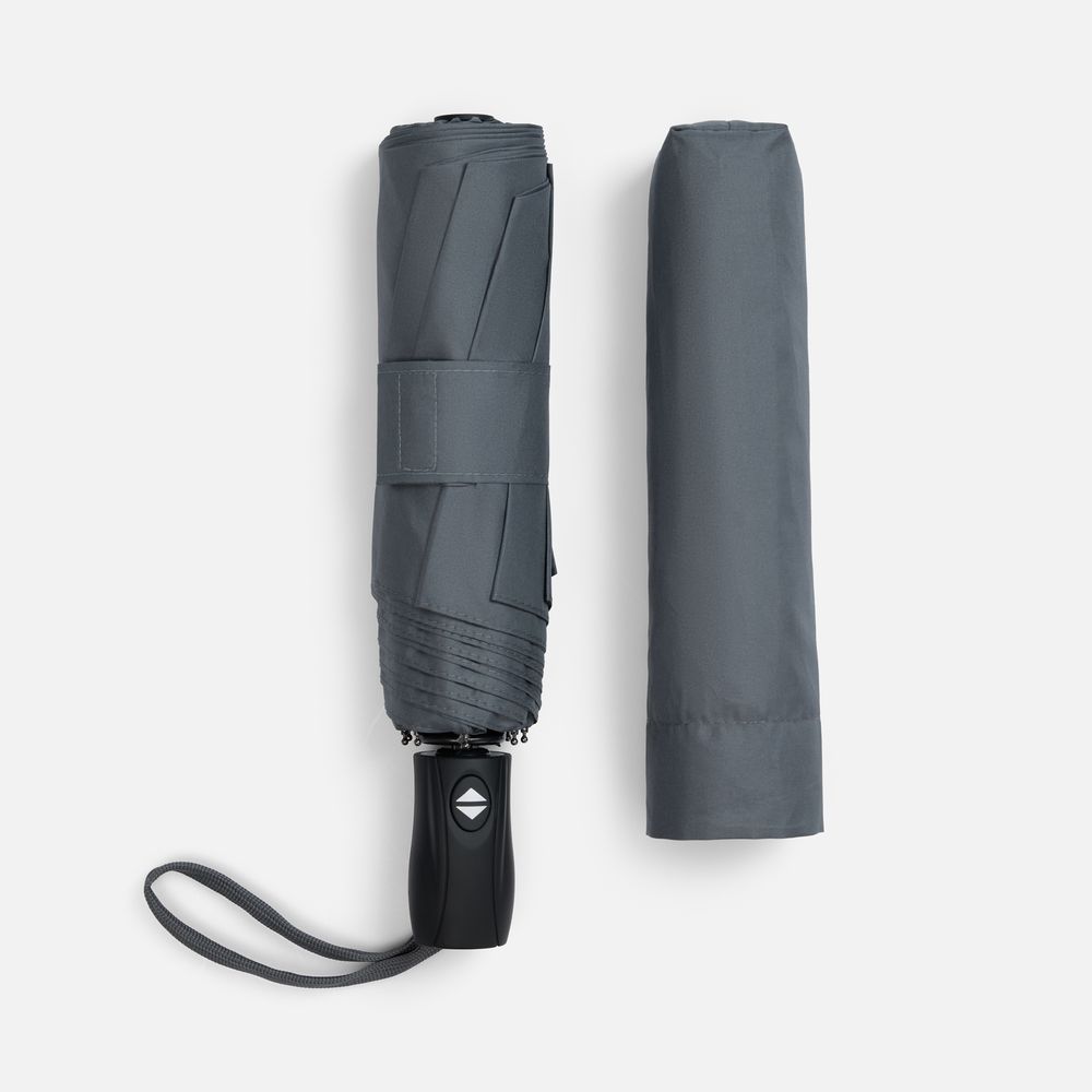 Зонт складной Brellix, серый / Миниатюра WWW (1000)