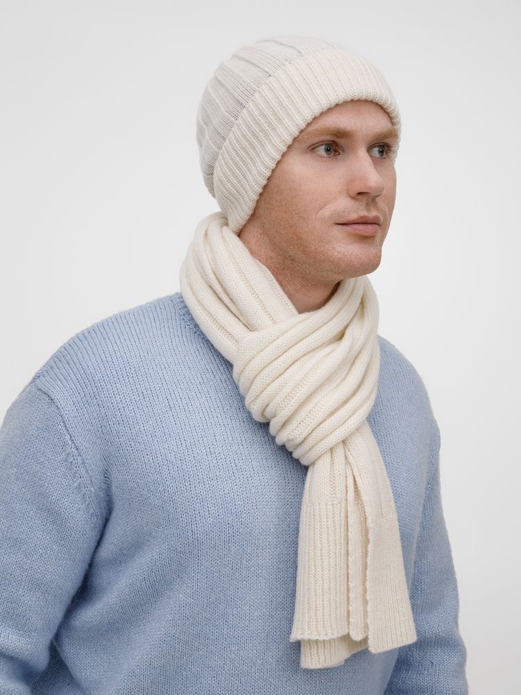 Шарф Bellish, белый (ванильный) / Миниатюра WWW (1000)