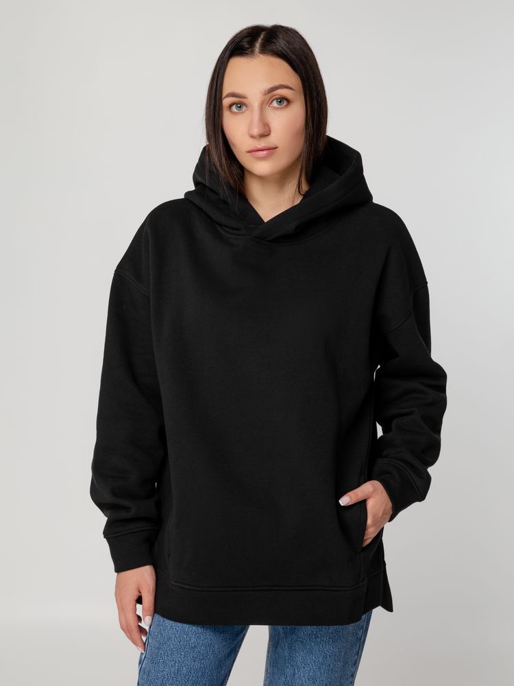 Худи оверсайз унисекс Tolla, черное / Миниатюра WWW (1000)