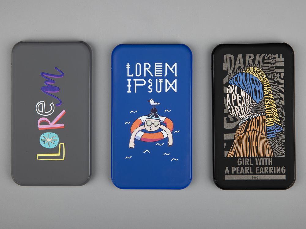 Аккумулятор Uniscend Starry с подсветкой, 5000 мАч, черный / Миниатюра WWW (1000)