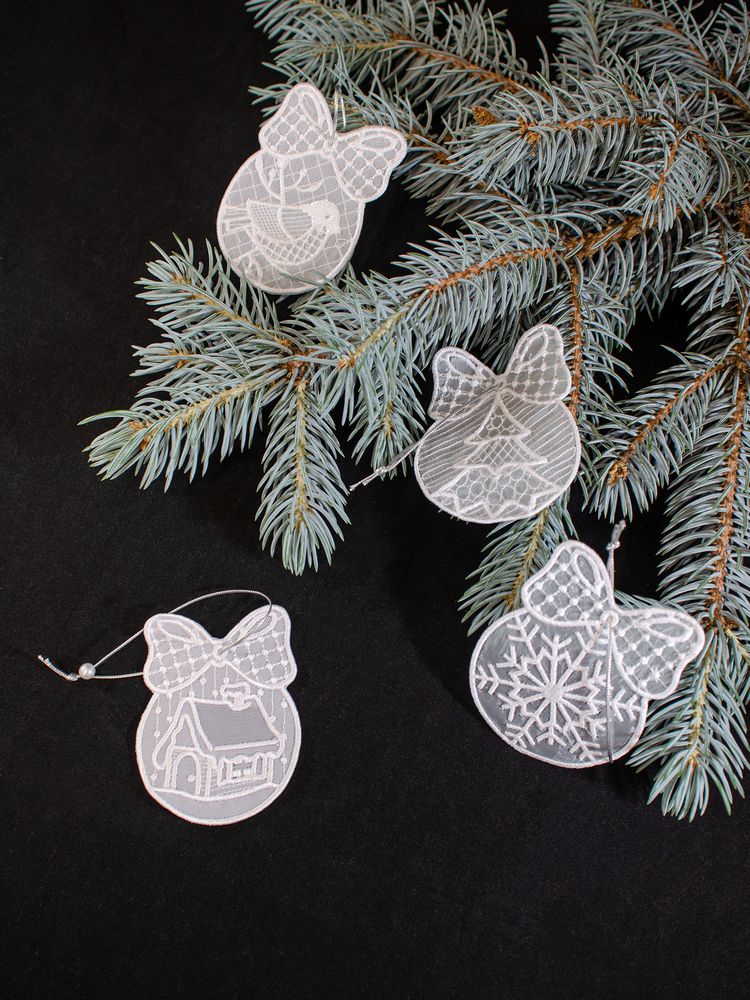 Набор подвесок «Зимние узоры» / Миниатюра WWW (1000)