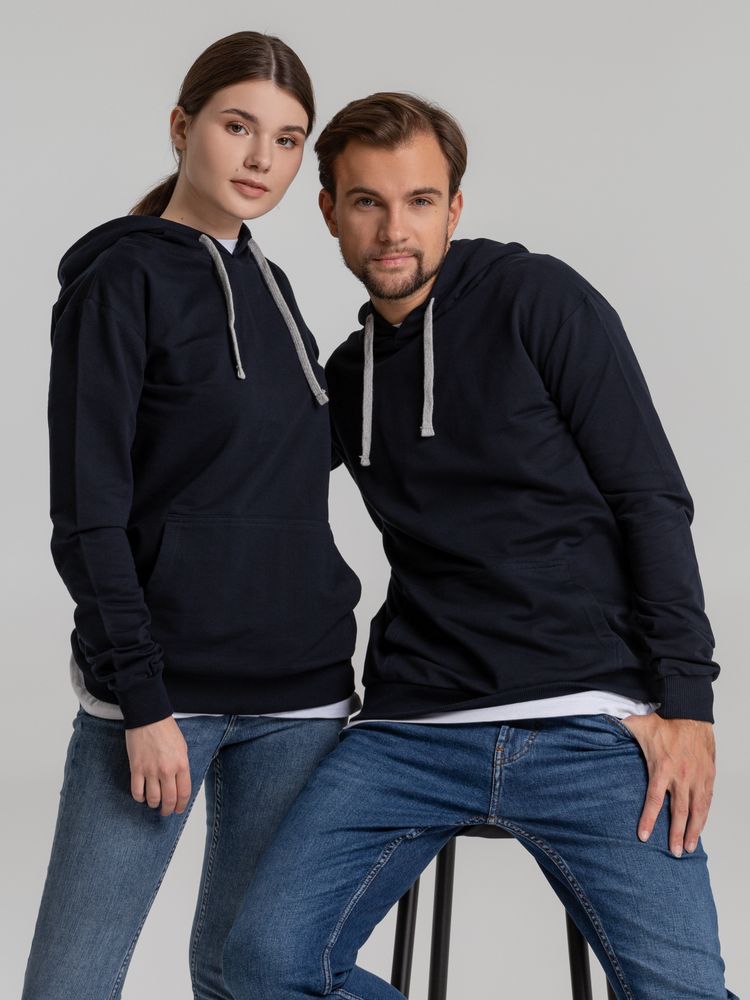 Толстовка с капюшоном Unit Kirenga, темно-синяя / Миниатюра WWW (1000)