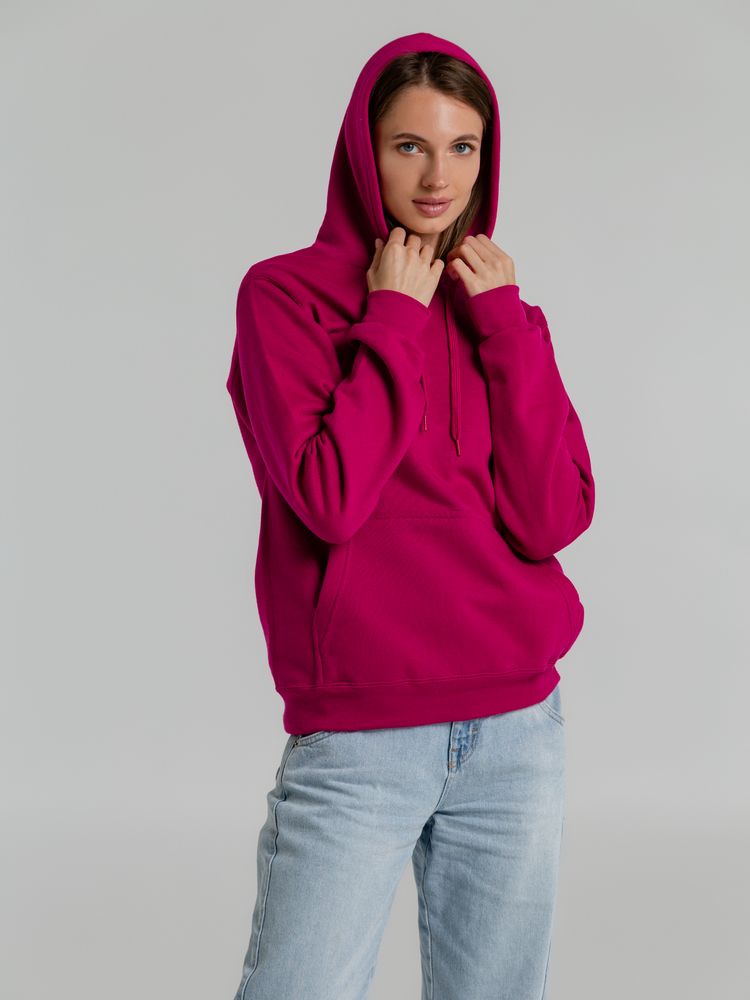 Толстовка с капюшоном Snake II ярко-розовая (фуксия) / Миниатюра WWW (1000)