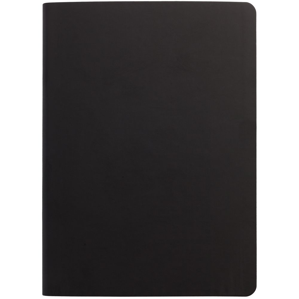 Ежедневник Flex Shall, недатированный, черный, с белой бумагой / Миниатюра WWW (1000)