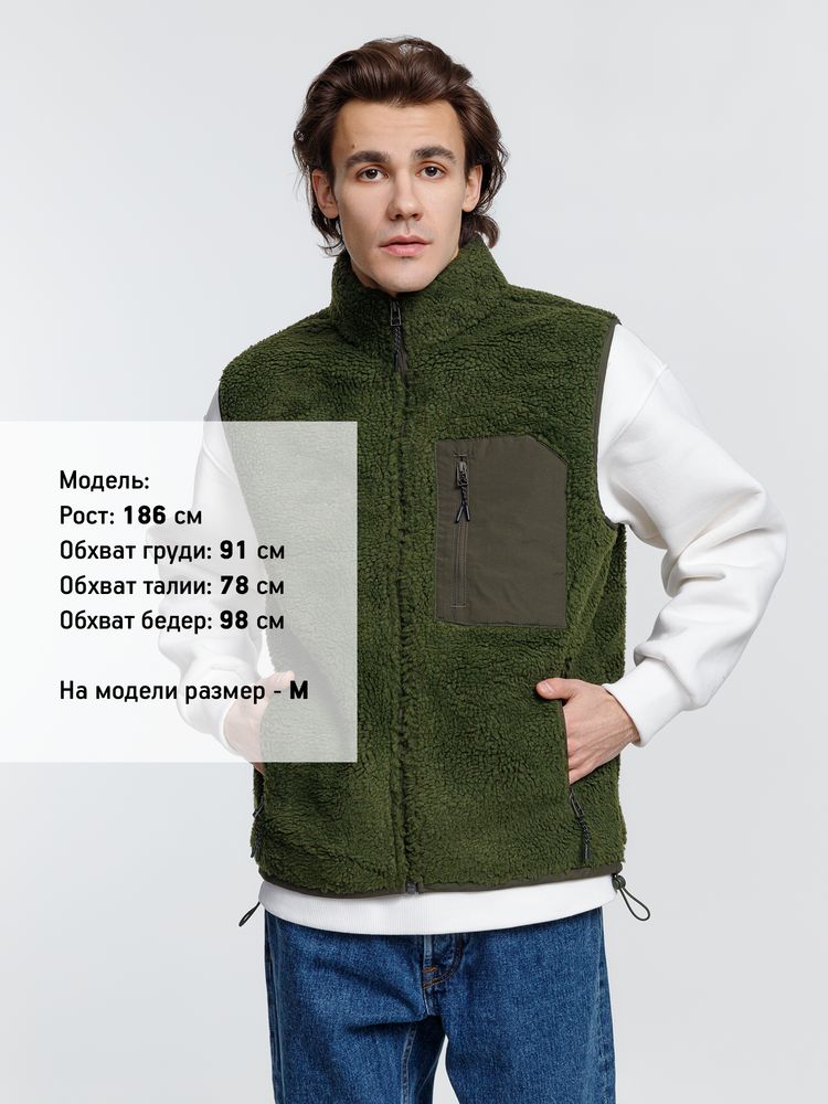 Жилет унисекс Fury BW, хаки / Миниатюра WWW (1000)