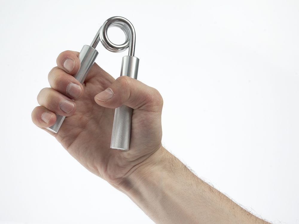 Эспандер Hard Work, серебристый / Миниатюра WWW (1000)