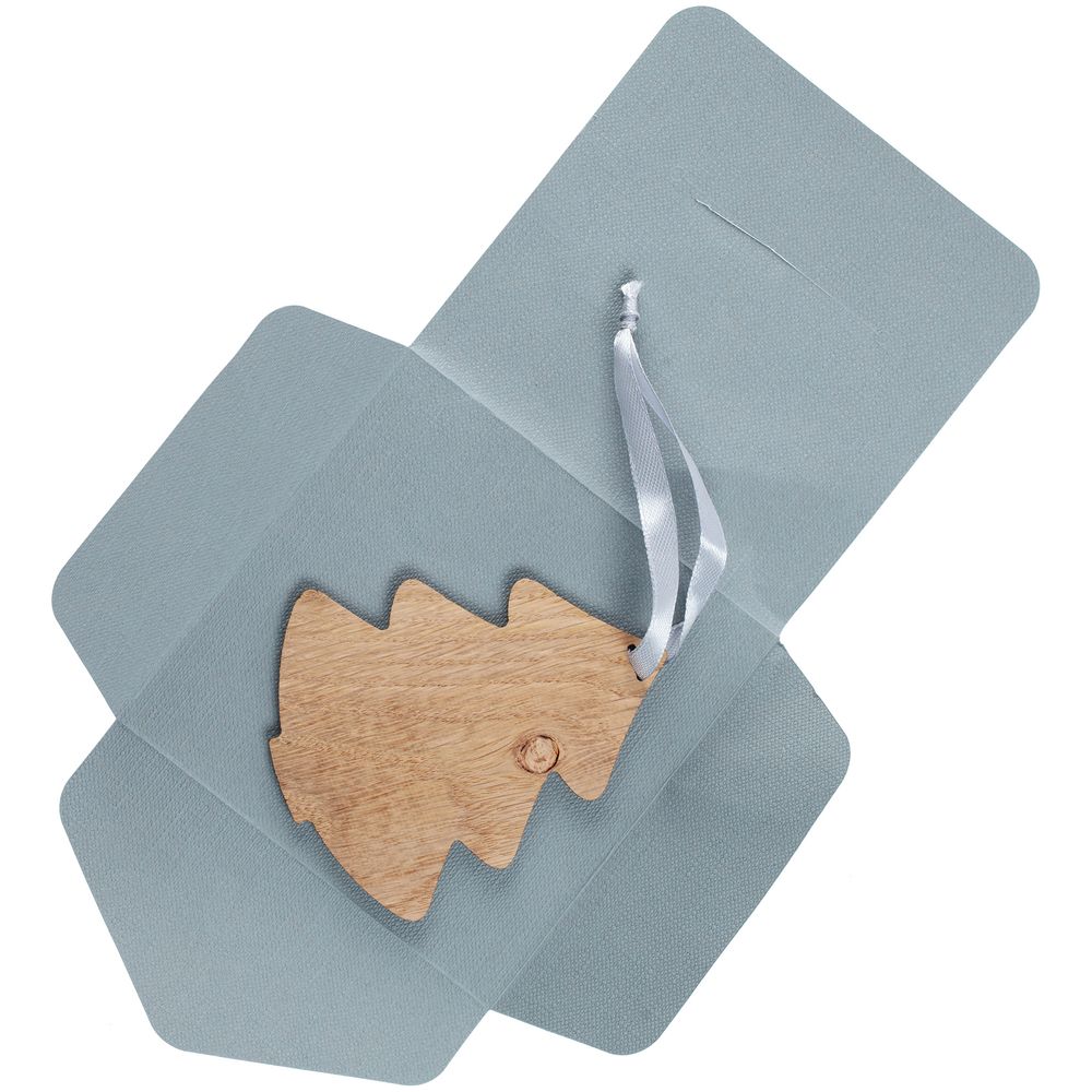 Деревянная подвеска Carving Oak, в форме елочки / Миниатюра WWW (1000)