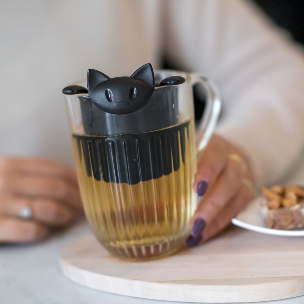 Емкость для заваривания Miaou, черная / Миниатюра WWW (1000)