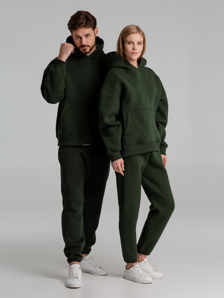 Худи Kulonga Oversize, темно-зеленый хаки / Миниатюра WWW (1000)