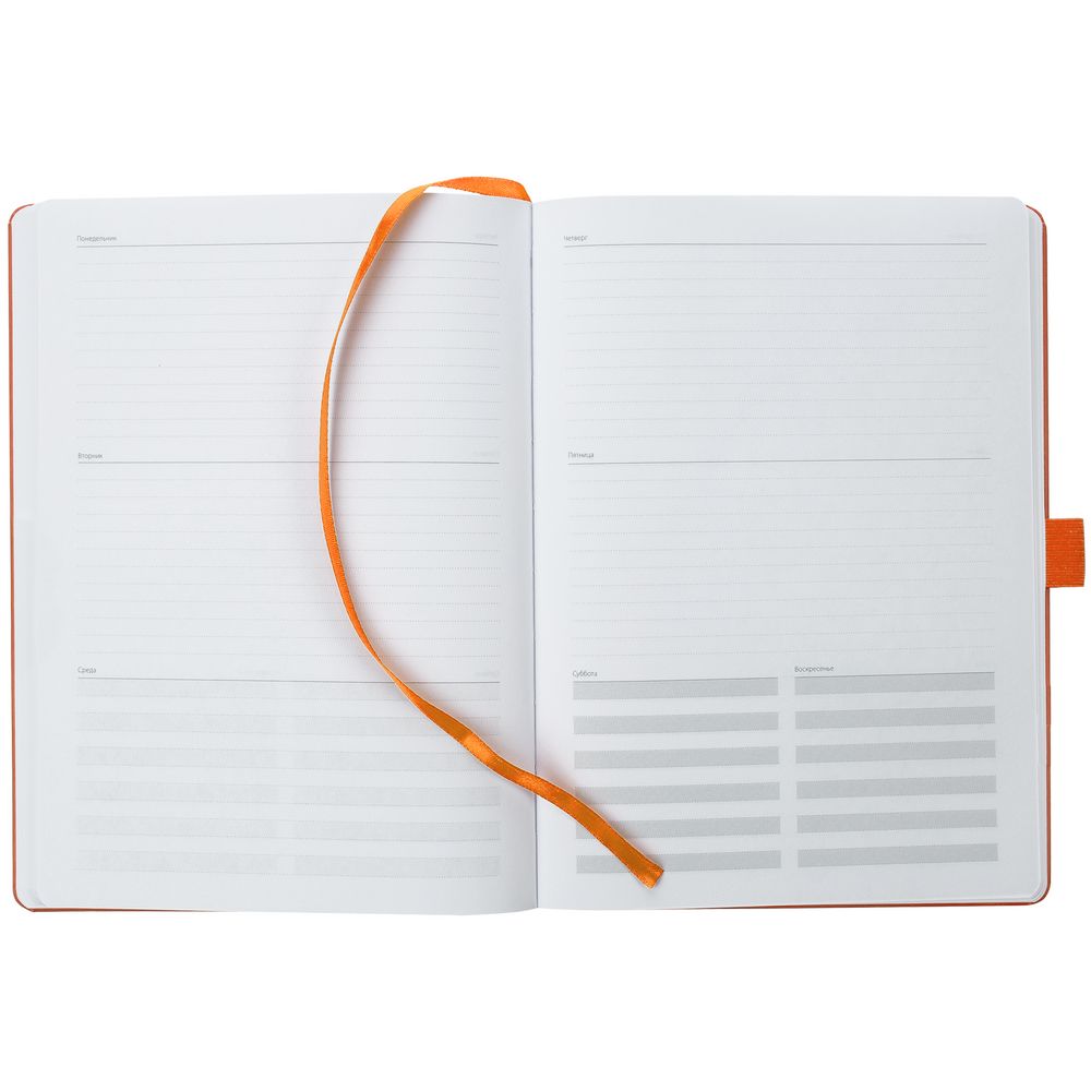 Еженедельник Lucky, недатированный, оранжевый / Миниатюра WWW (1000)