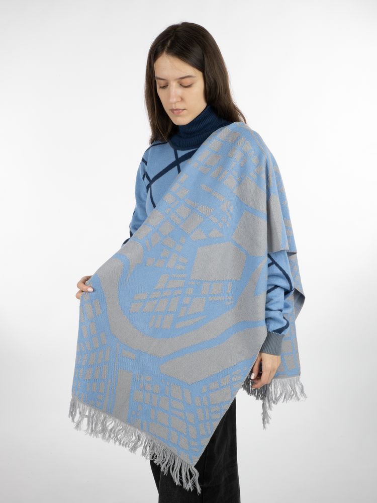 Палантин с бахромой на заказ Rinn Fint, полушерсть / Миниатюра WWW (1000)