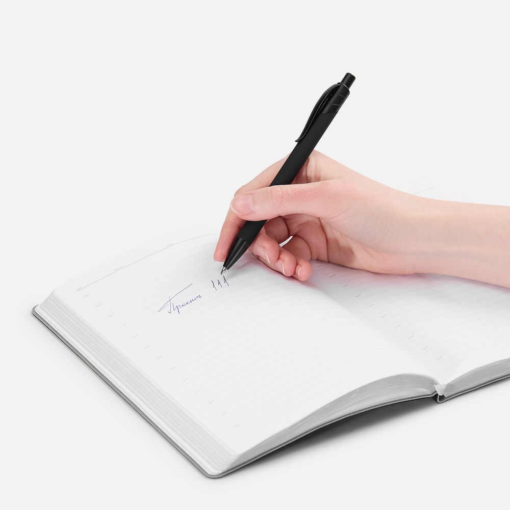 Ручка шариковая Undertone Black Soft Touch, черная / Миниатюра WWW (1000)