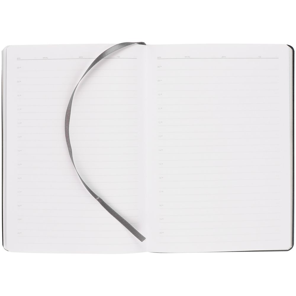 Ежедневник Nebraska Flex, недатированный, серебристый / Миниатюра WWW (1000)