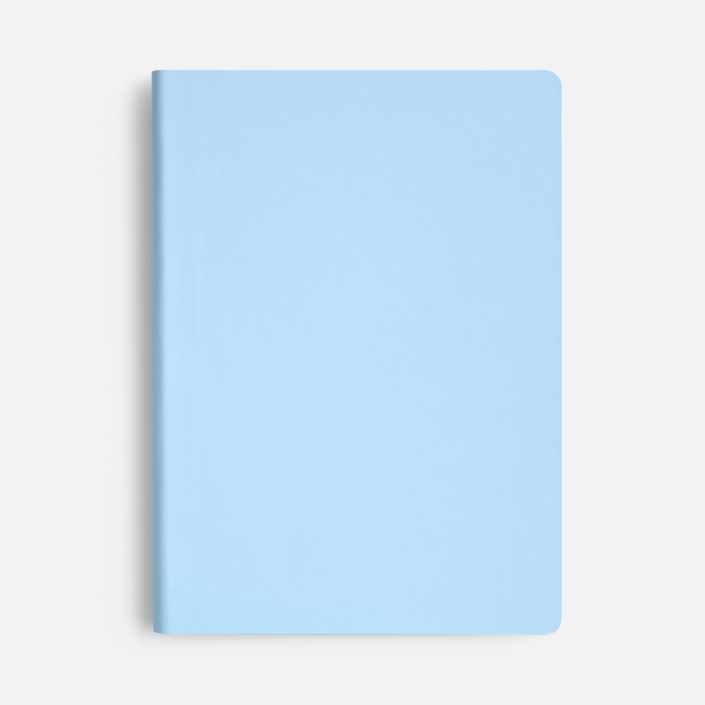 Ежедневник Flex Shall New, недатированный, голубой / Миниатюра WWW (1000)
