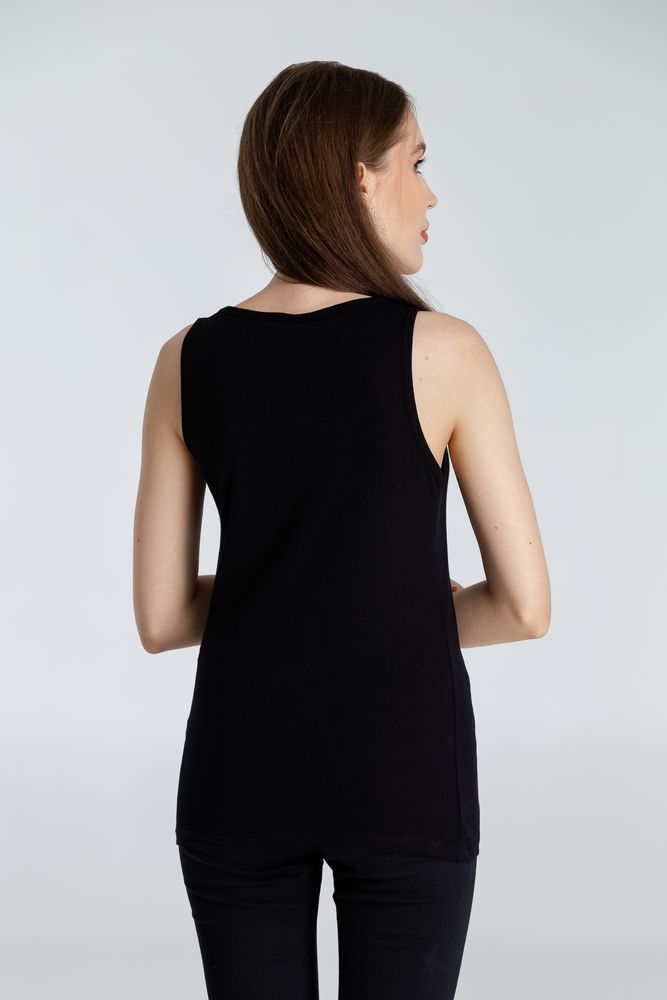 Майка женская Vibrance, черная / Миниатюра WWW (1000)