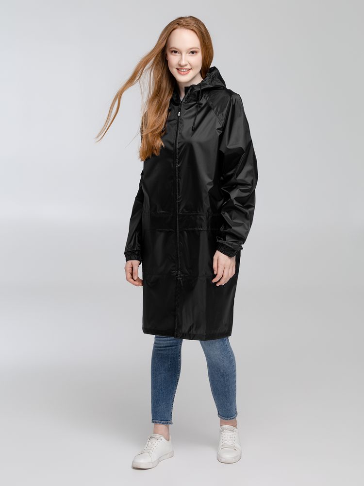 Дождевик с карманами «Леон», черный / Миниатюра WWW (1000)