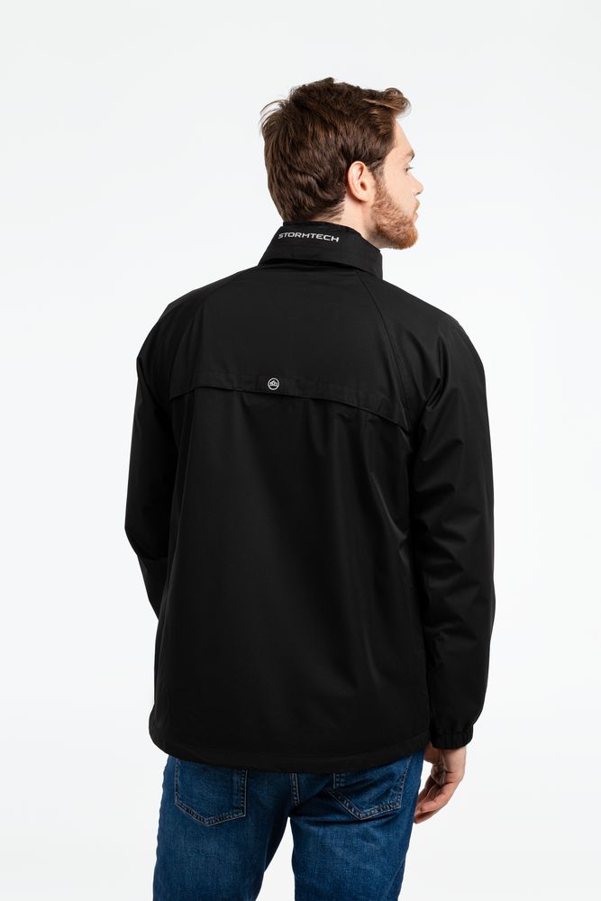 Ветровка мужская Stratus, черная / Миниатюра WWW (1000)