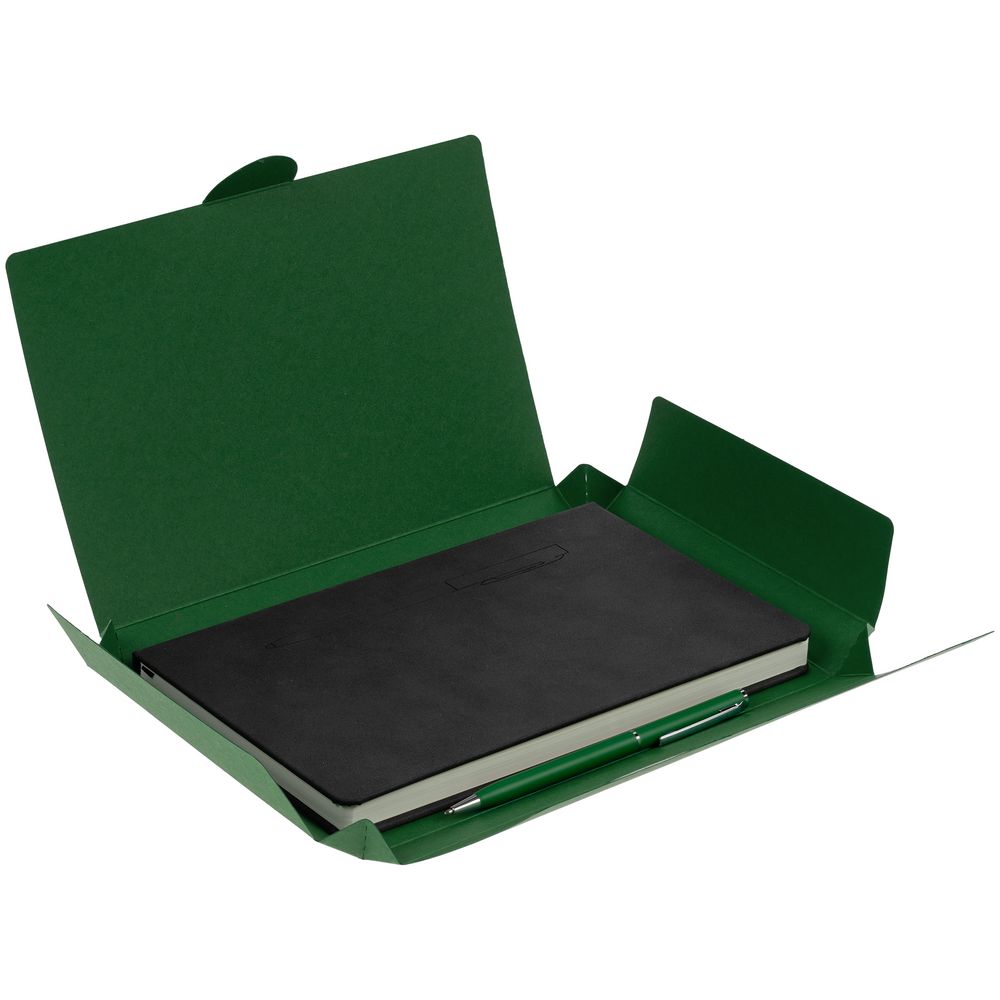 Набор Magnet Chrome с блокнотом, зеленый / Миниатюра WWW (1000)