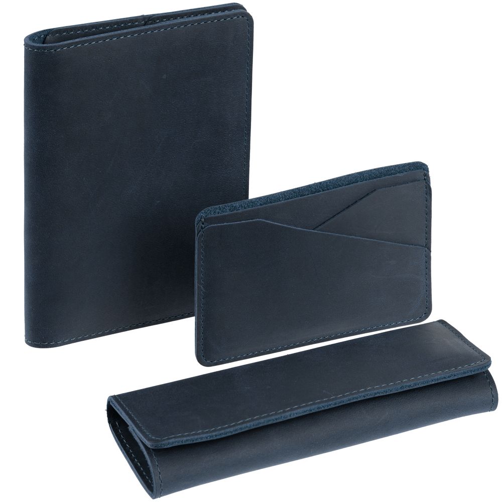 Обложка для паспорта inStream, синяя / Миниатюра WWW (1000)