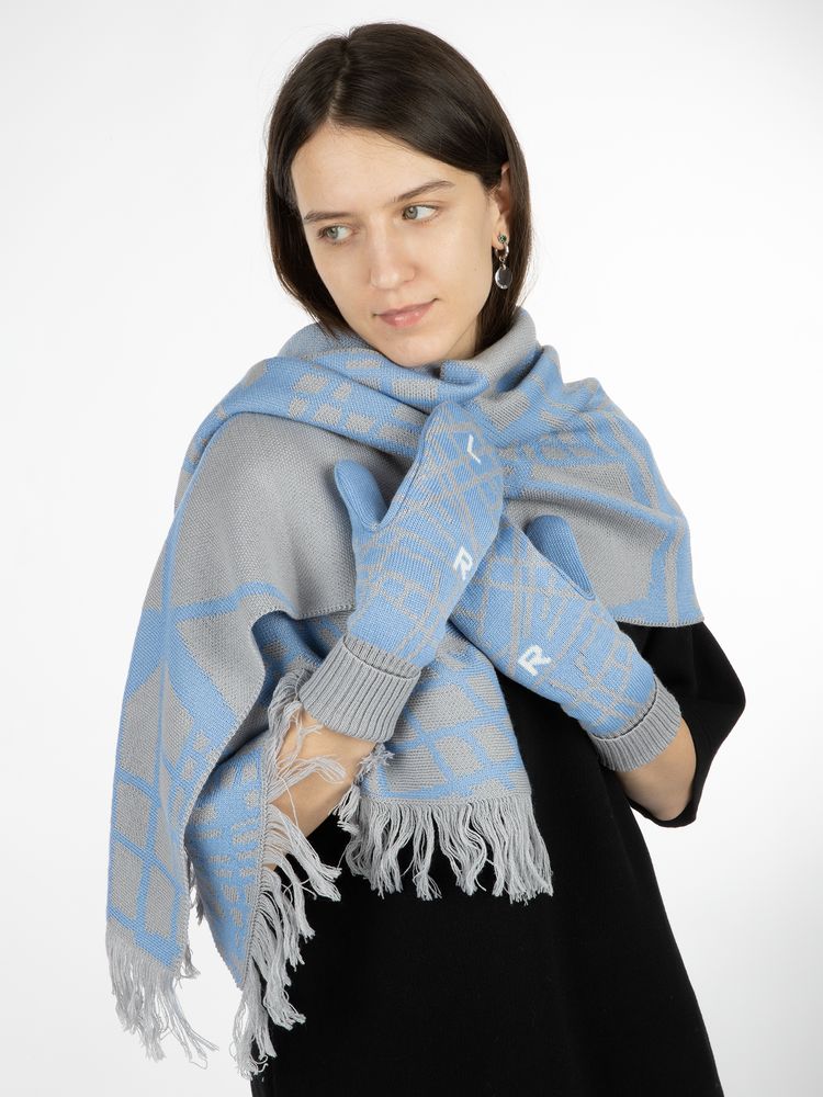 Палантин с бахромой на заказ Rinn Fint, полушерсть / Миниатюра WWW (1000)