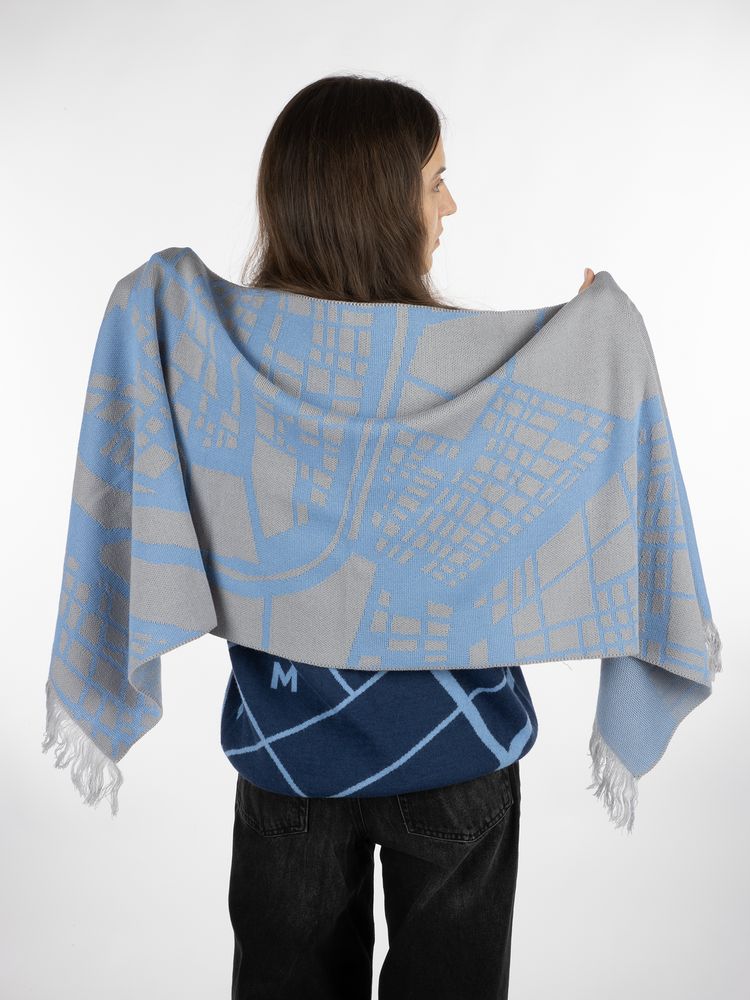 Палантин с бахромой на заказ Rinn Fint, полушерсть / Миниатюра WWW (1000)