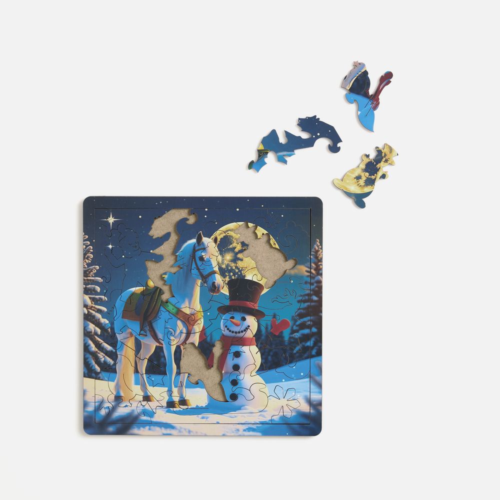 Деревянный пазл Woodsy Wonders на заказ / Миниатюра WWW (1000)