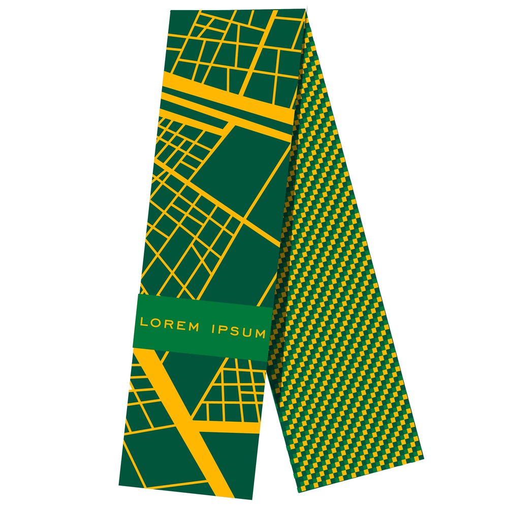 Шарф на заказ Tricksy Light, S, полушерсть / Миниатюра WWW (1000)