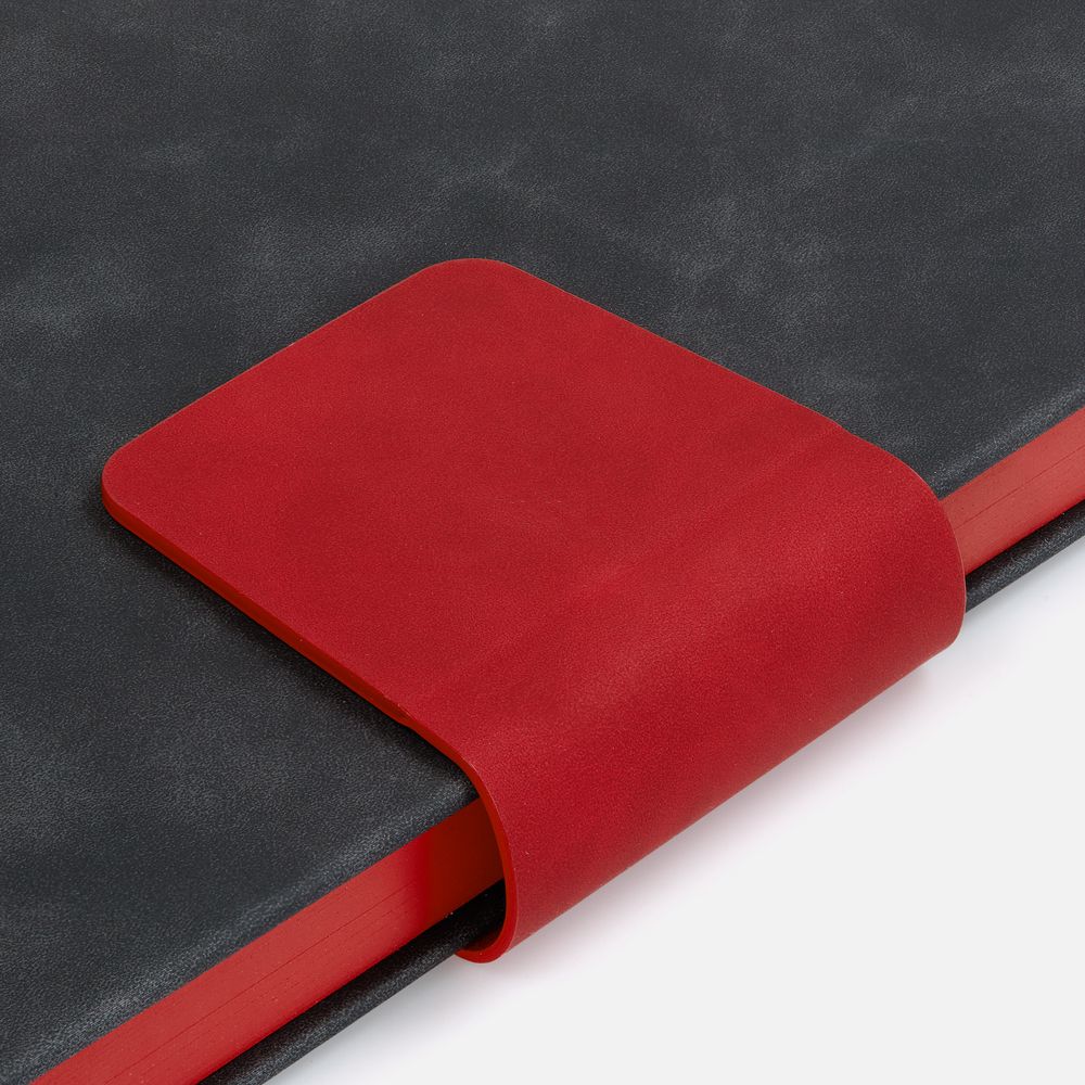 Ежедневник Grande Strap на заказ, датированный, темно-серый / Миниатюра WWW (1000)