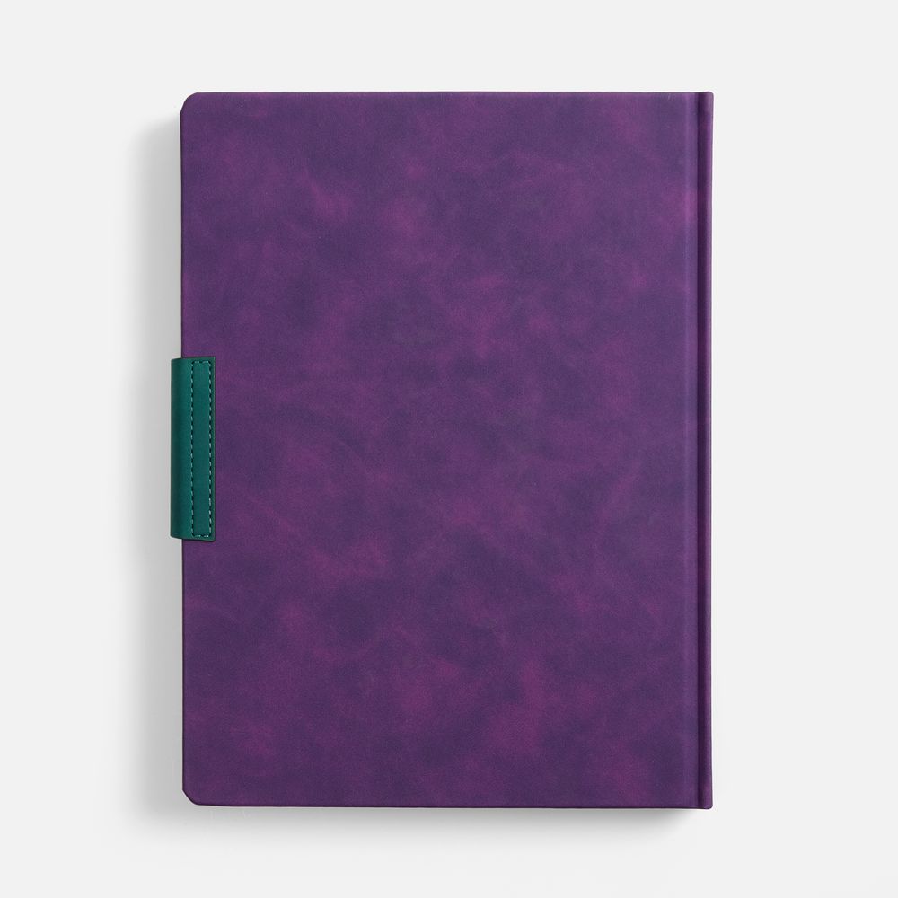 Ежедневник Grande Strap на заказ, датированный, фиолетовый / Миниатюра WWW (1000)