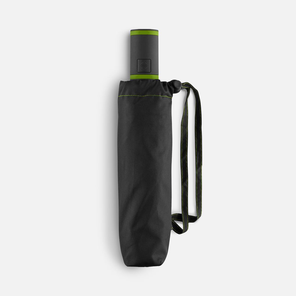 Зонт складной AOC Mini с цветными спицами, зеленое яблоко / Миниатюра WWW (1000)