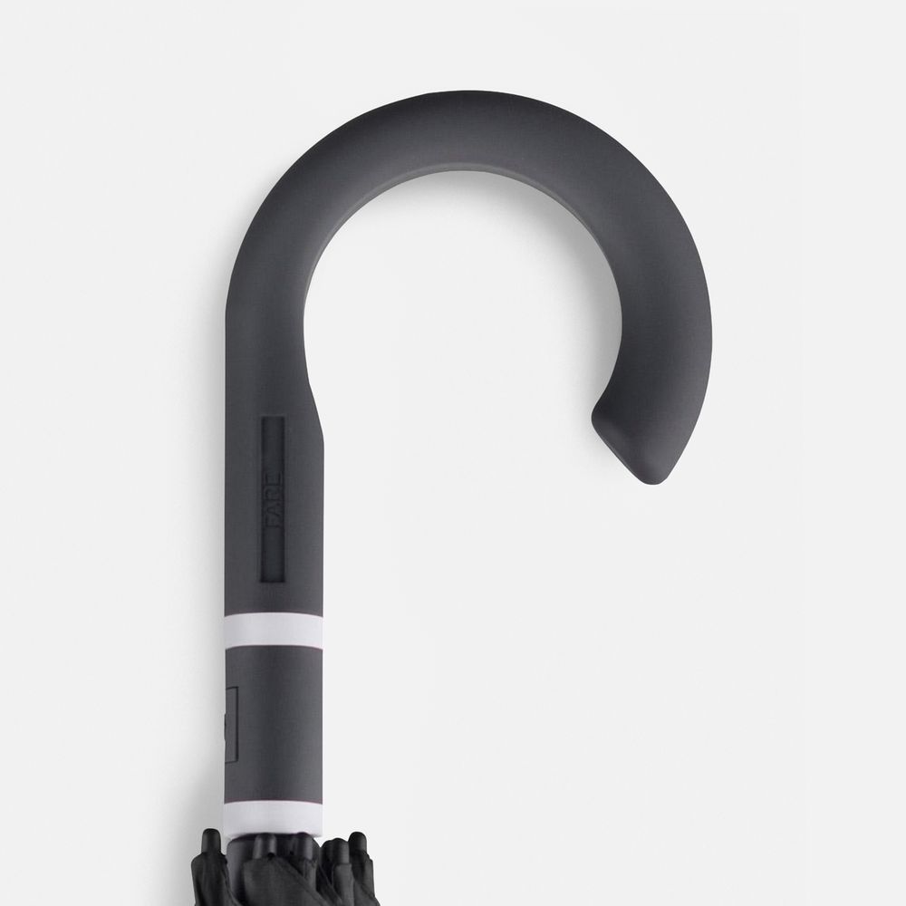 Зонт-трость с цветными спицами Color Style, белый / Миниатюра WWW (1000)