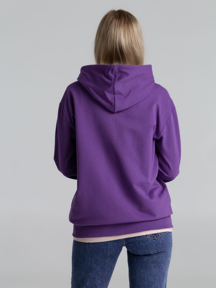 Толстовка с капюшоном на молнии Unit Siverga, фиолетовая / Миниатюра WWW (1000)