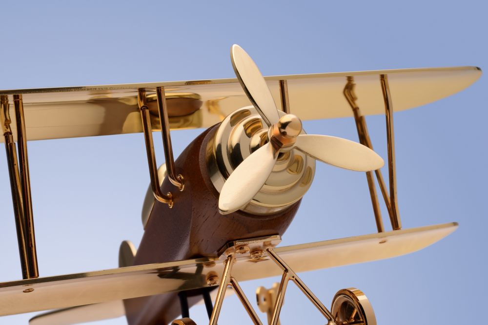 Сувенир «Самолет», музыкальный / Миниатюра WWW (1000)