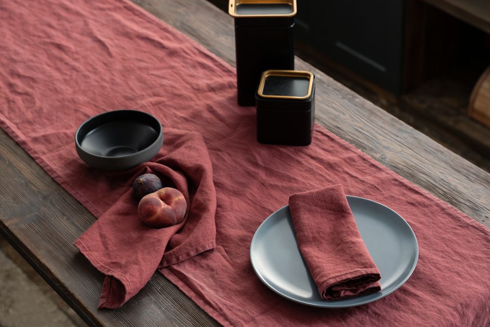 Дорожка сервировочная Fine Line, серая / Миниатюра WWW (1000)