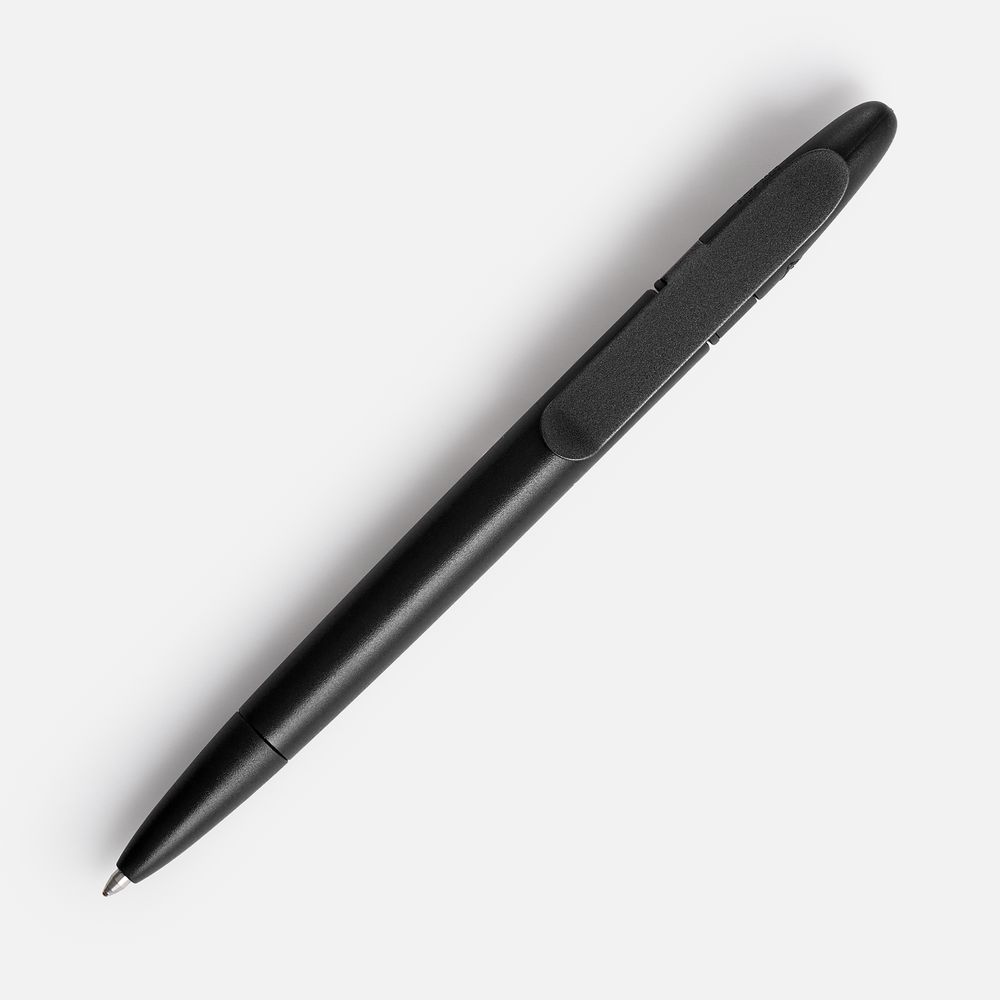 Ручка шариковая Prodir DS5 TSM Metal Clip, черная / Миниатюра WWW (1000)