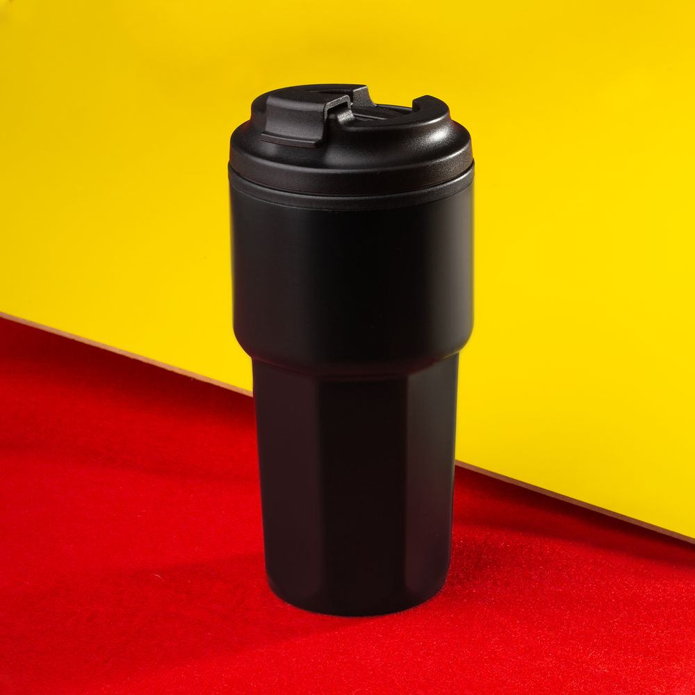 Термостакан Presa, черный / Миниатюра WWW (1000)