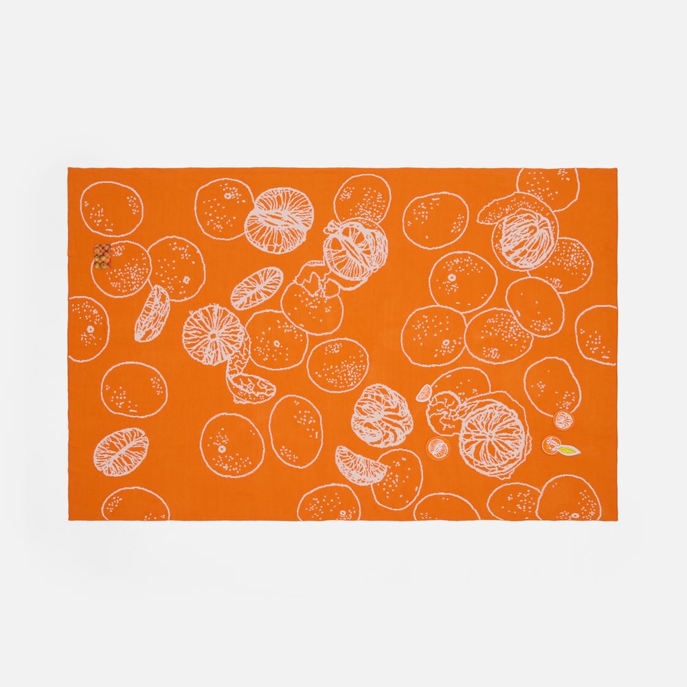 Шеврон из фетра Felt M, оранжевый неон / Миниатюра нанесения (1000)