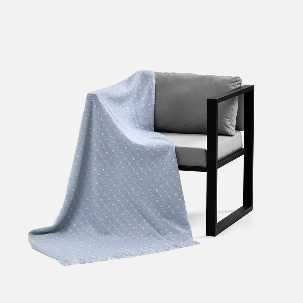 Плед Laforet, голубой / Миниатюра WWW (1000)