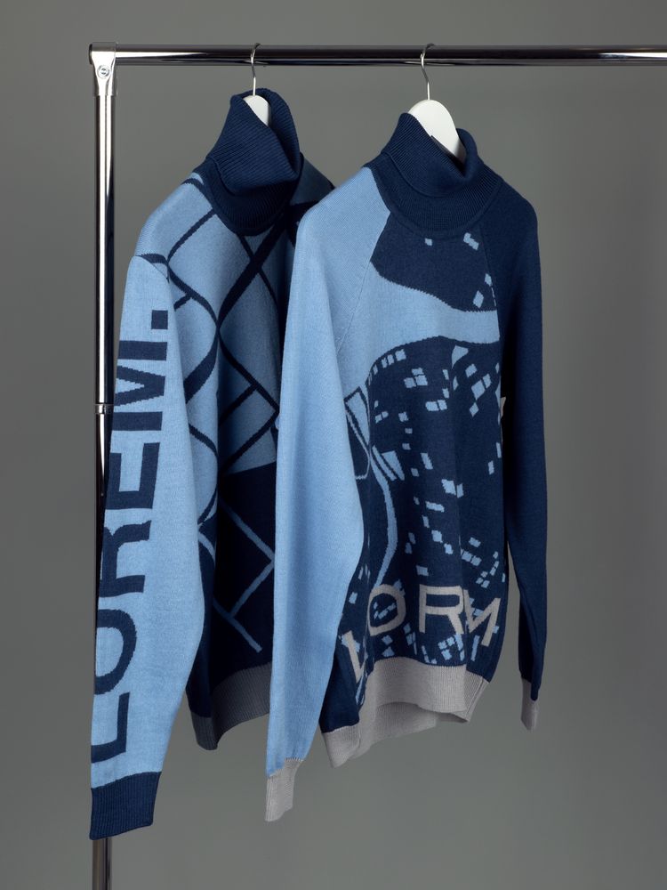 Джемпер на заказ Tricksy Net Reglan, полушерсть / Миниатюра WWW (1000)