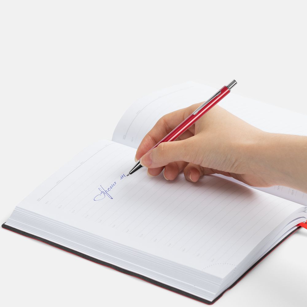 Ручка шариковая Mastermind, красная / Миниатюра WWW (1000)