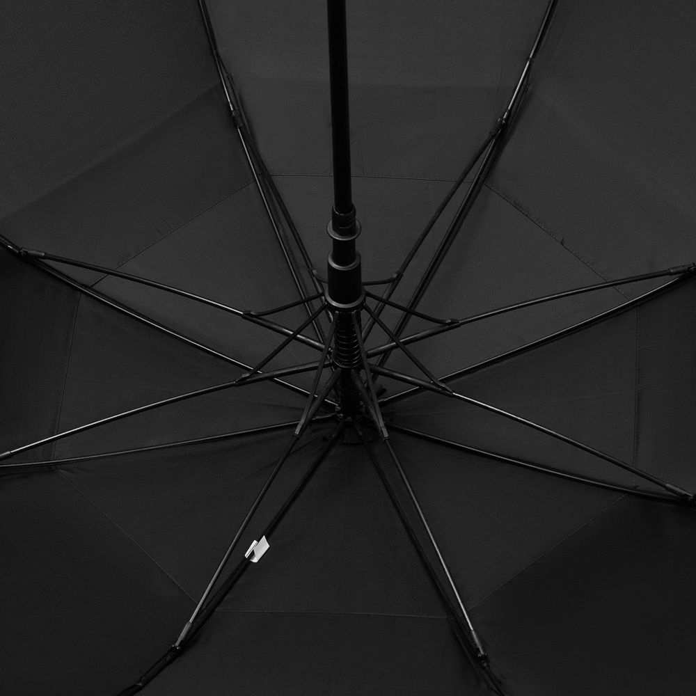 Зонт-трость Dome Double, черный / Миниатюра WWW (1000)