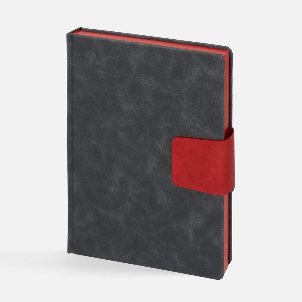 Ежедневник Grande Strap на заказ, датированный, темно-серый / Миниатюра WWW (1000)