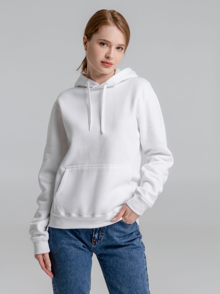 Толстовка с капюшоном Slam 320, белая / Миниатюра WWW (1000)